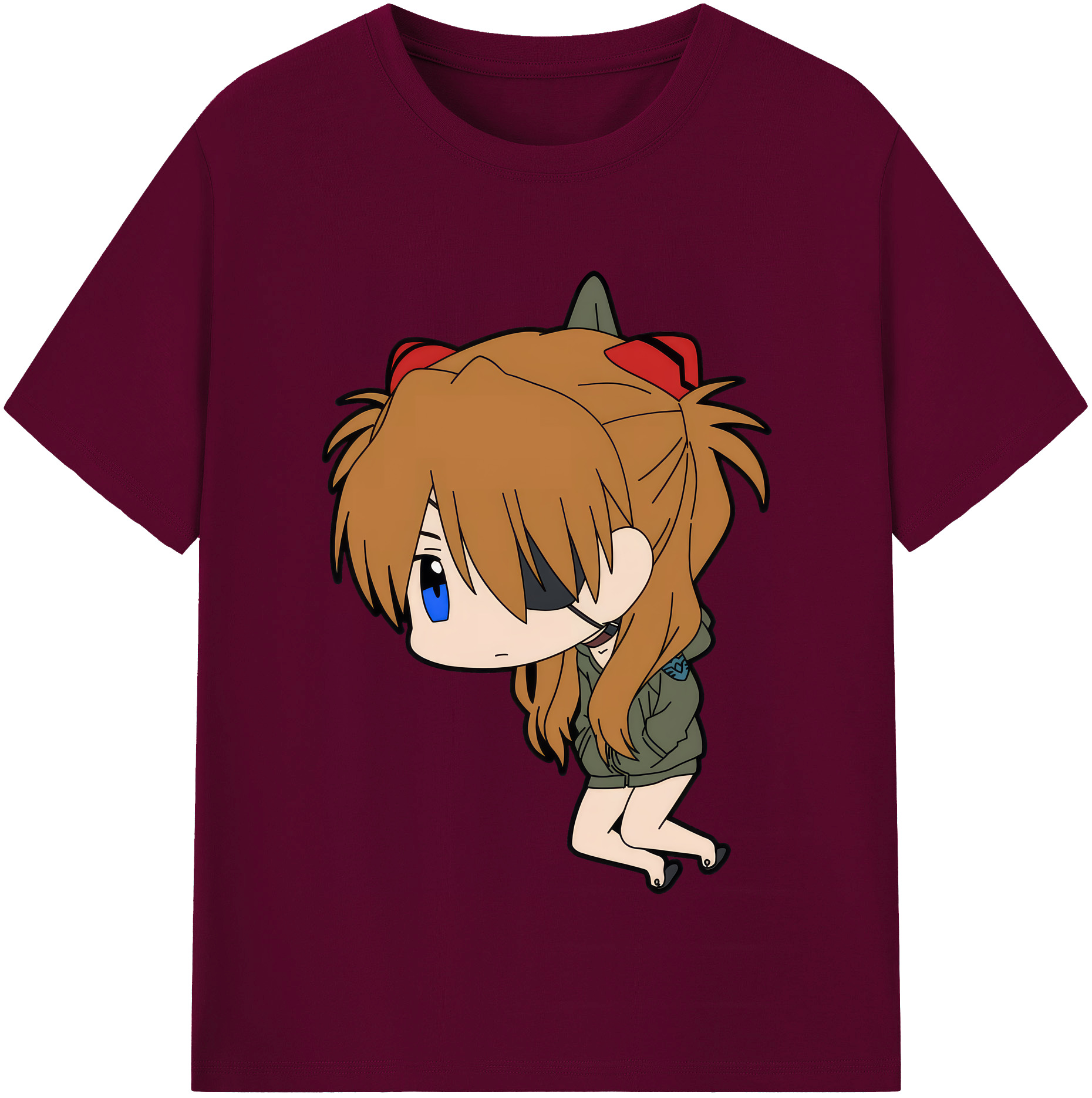 （画像用） EVA 新世紀エヴァンゲリオン レディースカジュアルプリントTシャツ（綿100％）